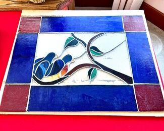 Custom stained glass window