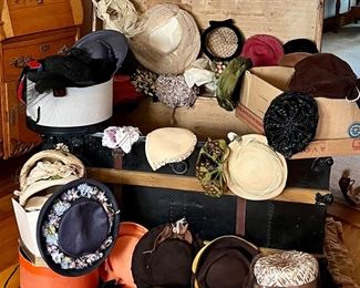 Huge vintage hat collection!