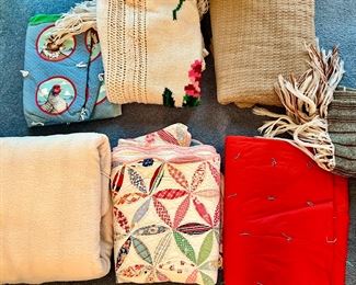 Vintage quilts and afghans