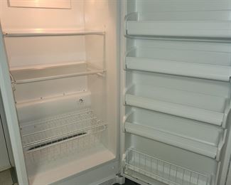 full size Frigidaire refrigerator, works perfectly. Easy removal from basement door right next to it (BUYER MOVES)