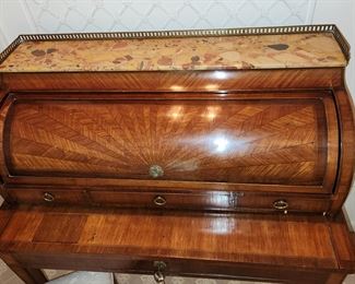 antique French fruitwood ladies desk