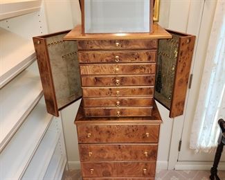 standing jewelry chest (can be sold separately or as shown)