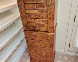 standing jewelry chest (can be sold separately or as shown)