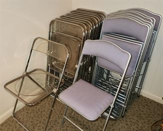 mid century modern lucite folding chairs and other folding chairs