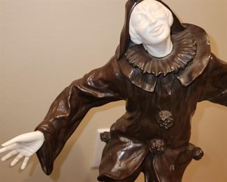 heavy bronze sculpture, signed H. Milani