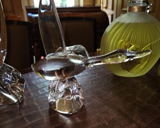 Baccarat crystal goose