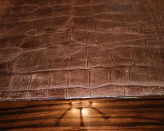 20th century, lacquered table w 4 chairs, by Enrique Garcel.  Table top shown