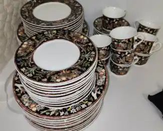 Villeroy & Boch china set, Intarsia pattern. Priced as a set