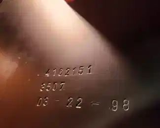 20th century, lacquered table w 4 chairs, by Enrique Garcel.  Table manufacture number