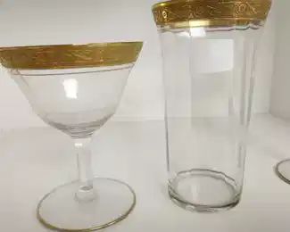 Tiffin Franciscan crystal glasses