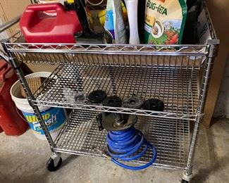 Wire Rack on Wheels