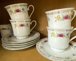 Remington Teacups and Saucers