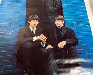 1964 Beetles London Palladium Poster