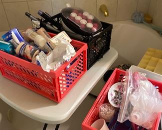 Bathroom Supplies - A lot of bathroom toiletries (new and in boxes)