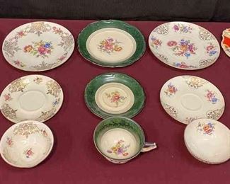 German Tea Cups And Plates