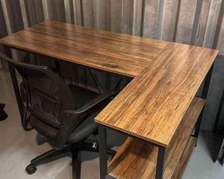 L Shaped Desk And Chair