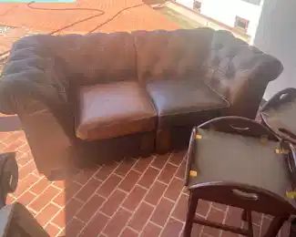 Pottery Barn,  leather