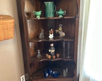 Solid Wood Corner Cabinet