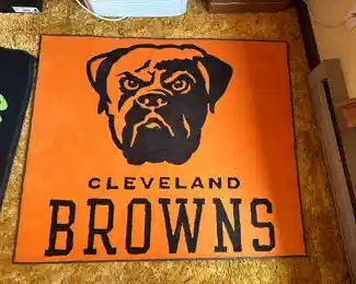 Large Cleveland Browns Area Rug