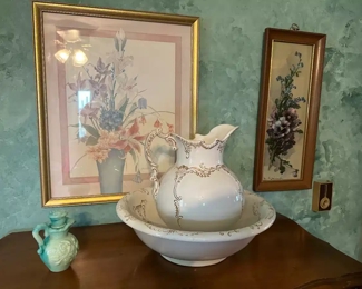 Pitcher & Bowl, Wall Hangings