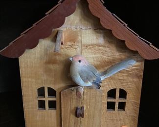 Hand made wood cabin, made by prisoner at Brushy Mountain prison 