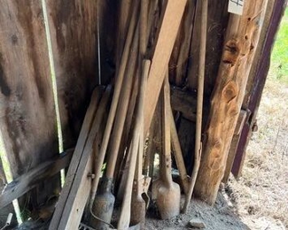  Various yard tools