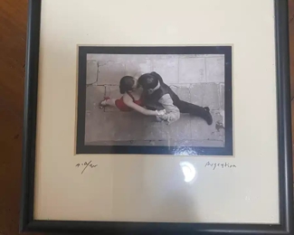 Framed  photo “Tango” signed