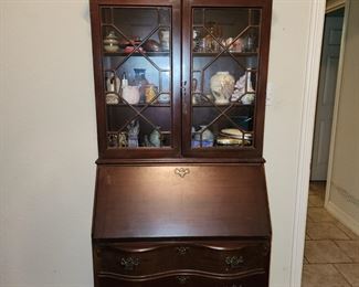 Mahogany Drop Front Desk 