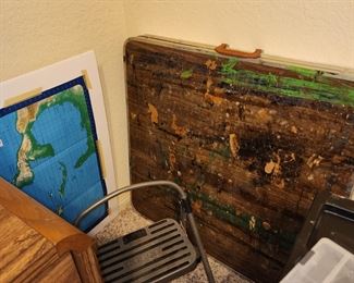 Aluminum Vintage Painter's Table - Step Stool 