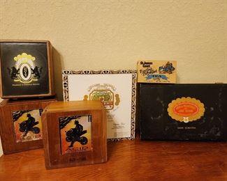 Cool Collection of Cigar Boxes - There are lots more!