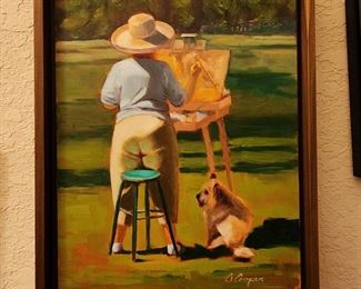 "Painting With Willie" by Adelyn Cooper