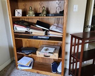 Solid wood bookcase