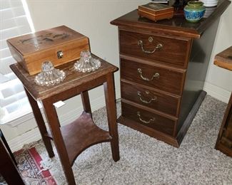 2 Drawer File Cabinet- Small Side Table