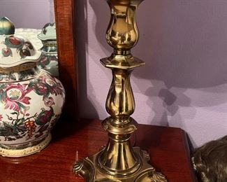 Solid Brass Table Lamp Detail