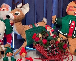 Vintage ANNALEE Christmas Figures