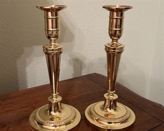 BALDWIN brass candlesticks