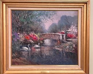 "Spring Memories" signed by L. Gordon 26/295 