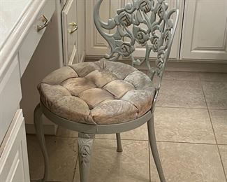 Vintage Bathroom vanity chair