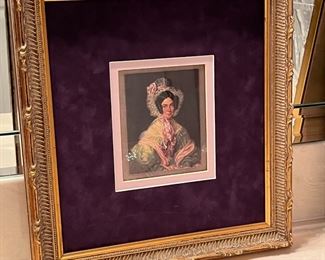 #1 of four framed Victorian Ladies