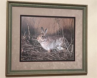 Framed Charles Frace "Rabbit"
