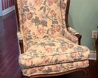 Upholstered Wing Back Living Room Chair #2