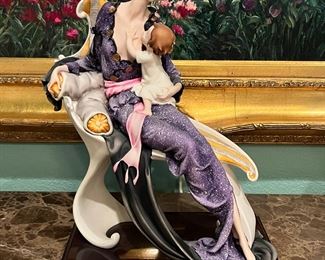 Giuseppe Armani Woman And Child signed and numbered figure. 