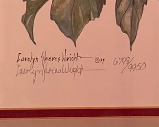 Limited Edition Signed and numbered WRIGHT 6798/9950