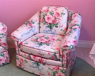 Garden Room upholstered arm chair #1