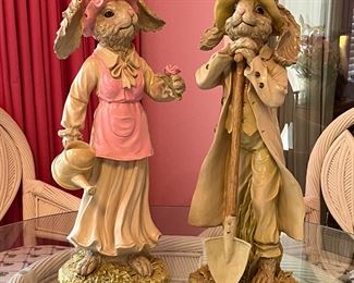 Large RABBIT figures 