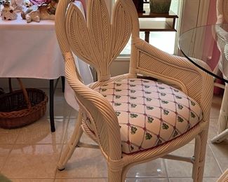 Triple Leaf Palm Leaf chairs