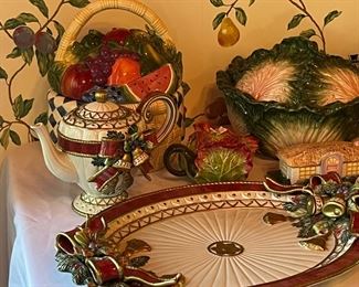 Fitz and Floyd Christmas Ware