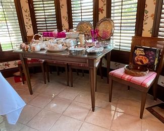 Breakfast table and chairs