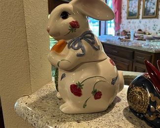 Rabbit Cookie Jar