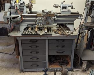 Industrial Zimmerman Wells Lathe